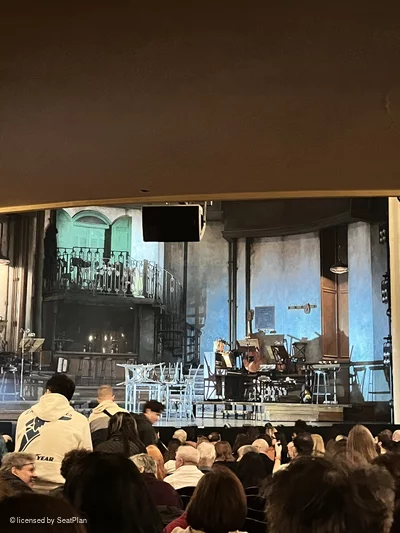 Lyric Theatre Stalls T17 view from seat photo