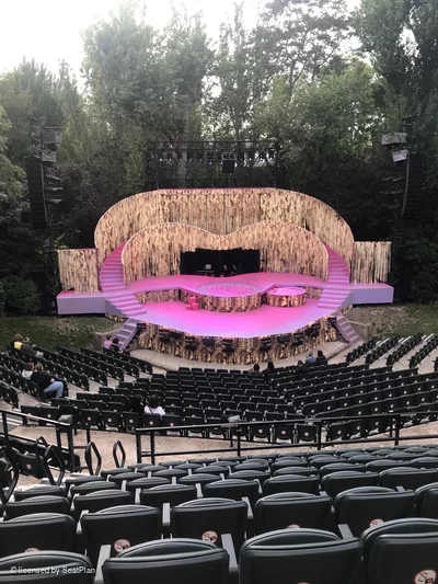 Regent's Park Open Air Theatre Upper Centre S58 view from seat photo