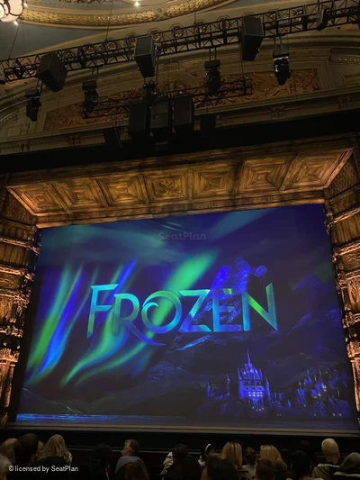 Theatre Royal Drury Lane Stalls J20 view from seat photo