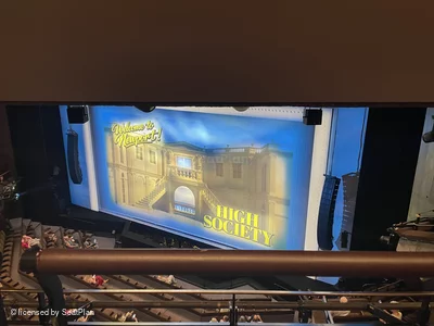Barbican Theatre Upper Circle B12 view from seat photo