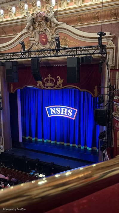King's Theatre Glasgow Upper Circle A7 view from seat photo