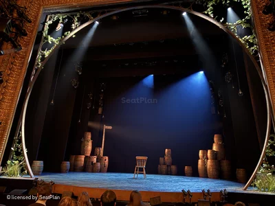 Theatre Royal Haymarket Stalls F8 view from seat photo