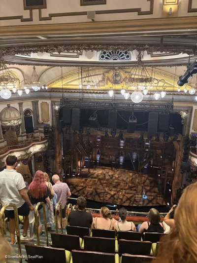 Victoria Palace Theatre Grand Circle H17 view from seat photo