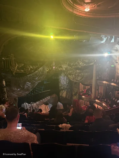His Majesty's Theatre Grand Circle J34 view from seat photo