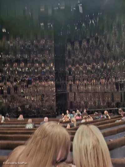 Barbican Theatre Stalls L12 view from seat photo