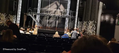 Trafalgar Theatre Stalls N7 view from seat photo