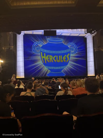 Theatre Royal Drury Lane Stalls R35 view from seat photo