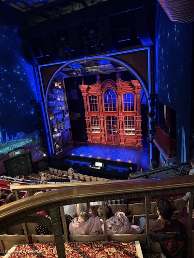 Savoy Theatre Dress Circle FA2 view from seat photo