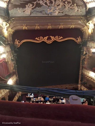 Apollo Theatre Grand Circle A16 view from seat photo
