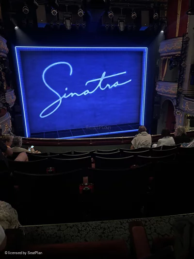 Aldwych Theatre Dress Circle F21 view from seat photo
