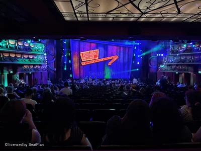 Prince Edward Theatre Stalls ZC22 view from seat photo