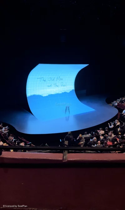 Vivian Beaumont Theater Loge B211 view from seat photo