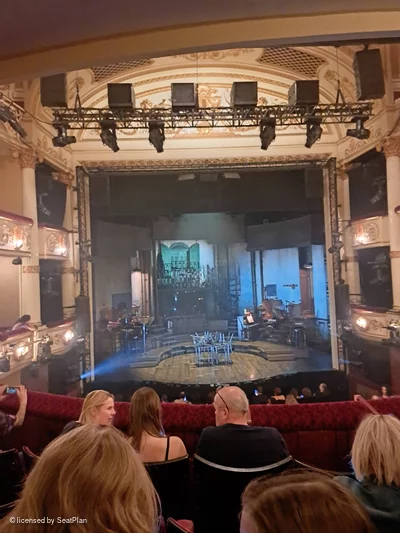 Lyric Theatre Dress Circle D16 view from seat photo