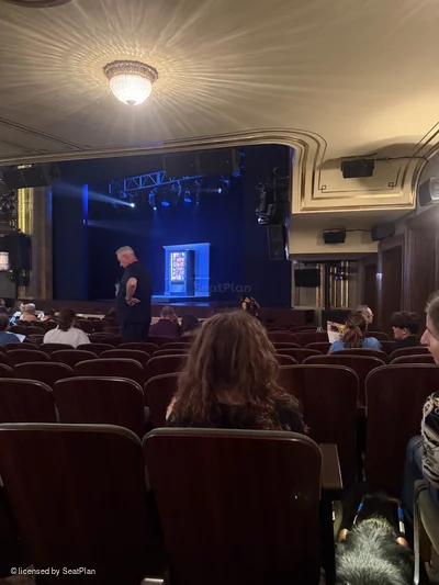 Nederlander Theatre Orchestra O26 view from seat photo