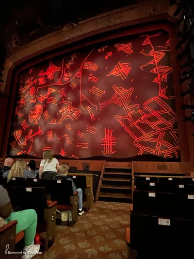 Lyceum Theatre Stalls F14 view from seat photo