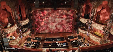 Lyceum Theatre Grand Circle F30 view from seat photo