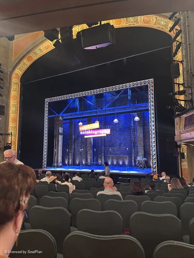 Shubert Theatre Orchestra N12 view from seat photo