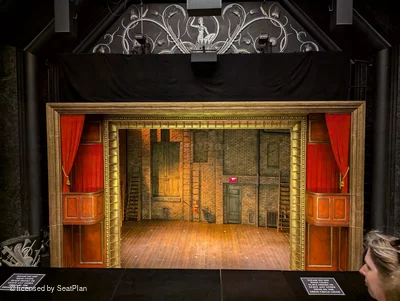 Trafalgar Theatre Dress Circle B16 view from seat photo