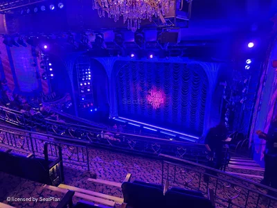 Lunt-Fontanne Theatre Rear Mezzanine D8 view from seat photo