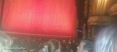New Amsterdam Theatre Orchestra N8 view from seat photo