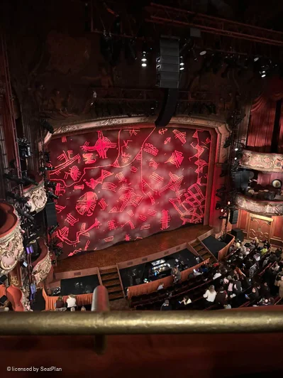 Lyceum Theatre Grand Circle A43 view from seat photo