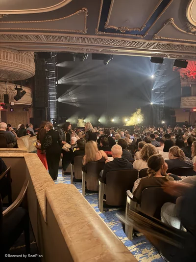 Palace Theatre Orchestra S1 view from seat photo