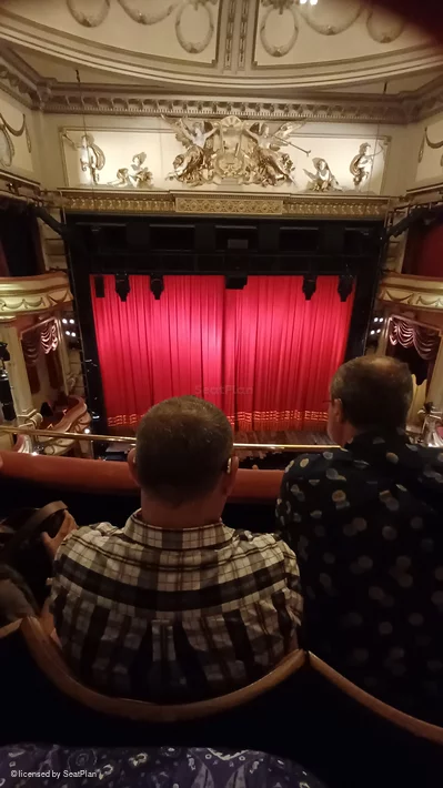 Noel Coward Theatre Grand Circle B17 view from seat photo
