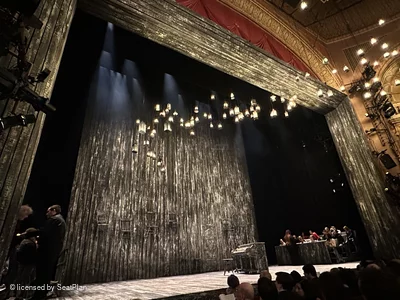 Barrymore Theatre Orchestra D7 view from seat photo