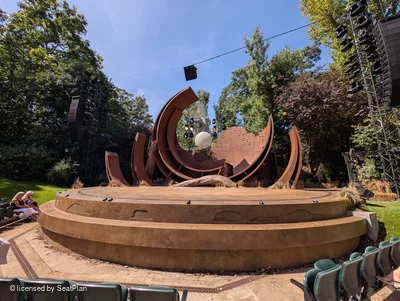 Regent's Park Open Air Theatre Lower Centre C9 view from seat photo