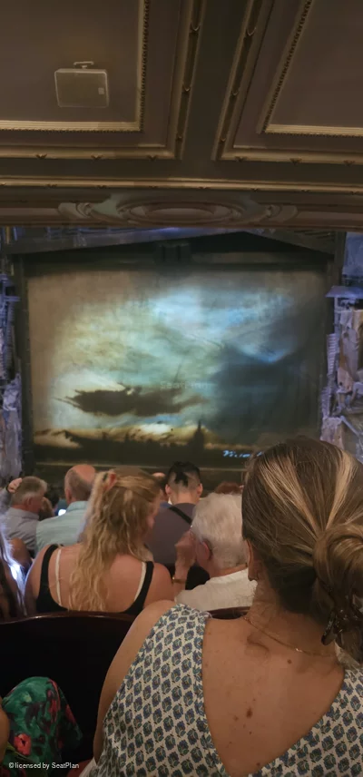 Sondheim Theatre Dress Circle H12 view from seat photo