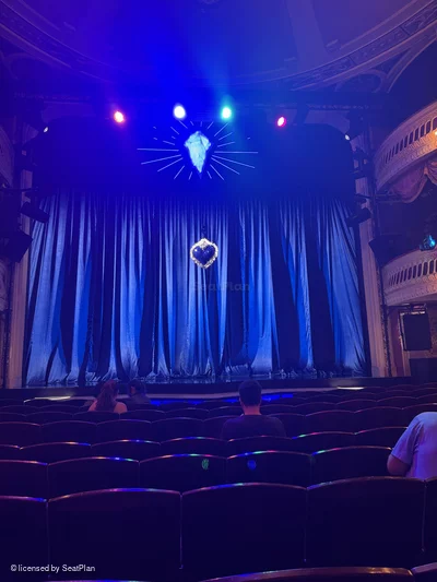 Criterion Theatre Stalls L13 view from seat photo