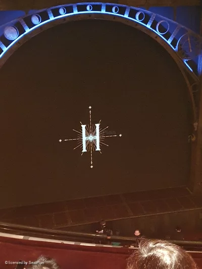 Palace Theatre Grand Circle C29 view from seat photo