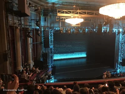 Broadhurst Theatre Mezzanine J19 view from seat photo