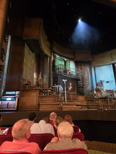 Walter Kerr Theatre Orchestra F1 view from seat photo