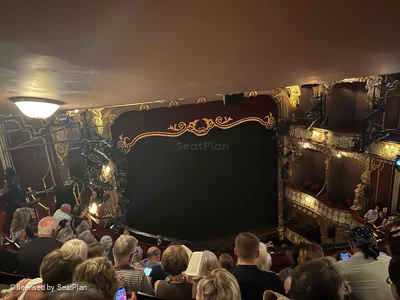 Apollo Theatre Grand Circle F20 view from seat photo