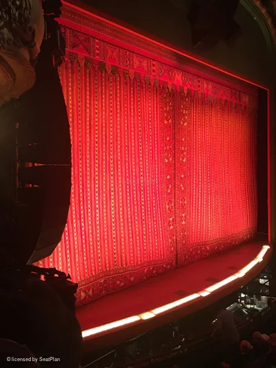 New Amsterdam Theatre Balcony A1 view from seat photo