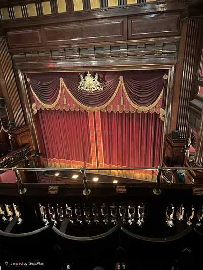 St Martin's Theatre Upper Circle C17 view from seat photo