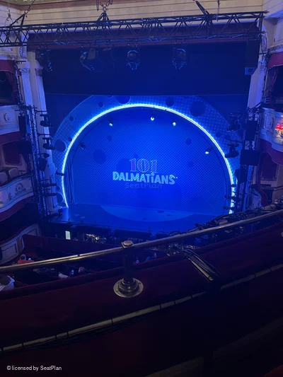 Theatre Royal Brighton Second Circle B22 view from seat photo