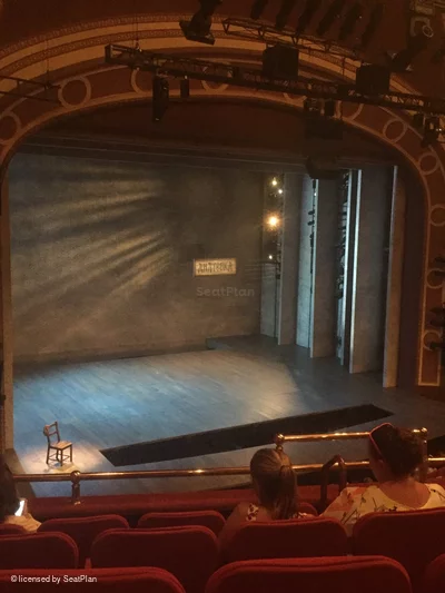 Broadway Theatre Front Mezzanine D8 view from seat photo