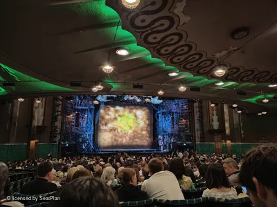 Apollo Victoria Theatre Stalls ZE36 view from seat photo