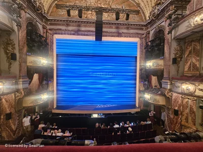 Novello Theatre Dress Circle A14 view from seat photo