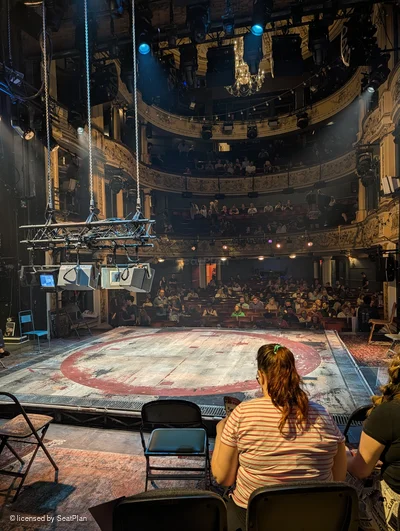 Tom Stoppard Theatre On Stage Seating C17 view from seat photo