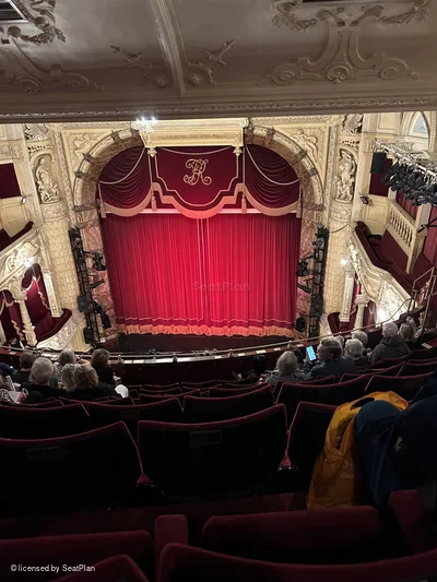Richmond Theatre Upper Circle H8 view from seat photo