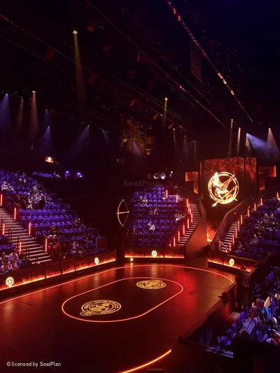 Troubadour Canary Wharf Theatre District 2 G77 view from seat photo