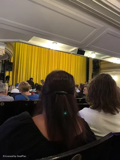 Fortune Theatre Stalls K1 view from seat photo