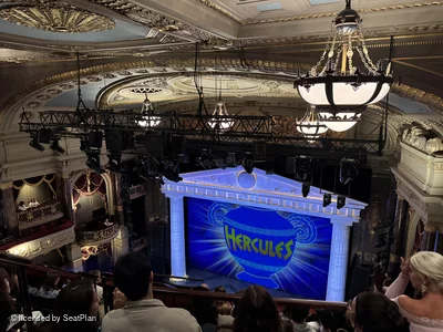 Theatre Royal Drury Lane Balcony F15 view from seat photo