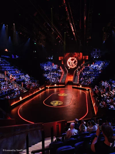Troubadour Canary Wharf Theatre District 2 H88 view from seat photo