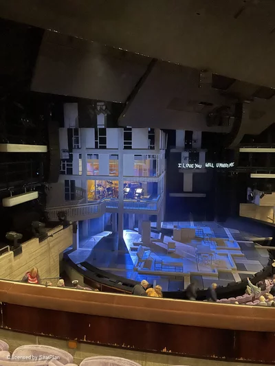 National Theatre - Olivier Circle C74 view from seat photo