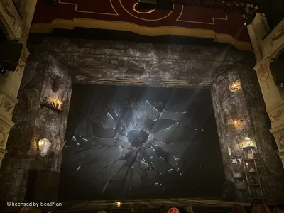 Garrick Theatre Stalls E14 view from seat photo
