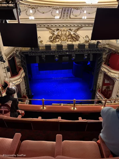 Noel Coward Theatre Balcony C19 view from seat photo